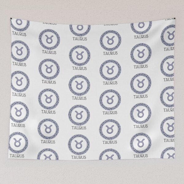 Item preview, Taurus Zodiac Sign with Border designed and sold by Hellofriendco.
