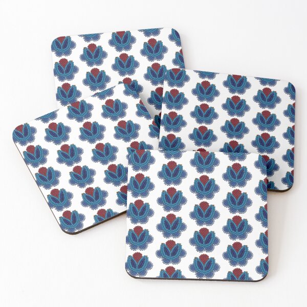 Item preview, Blue Dene Motif designed and sold by BigBearMoccasin.