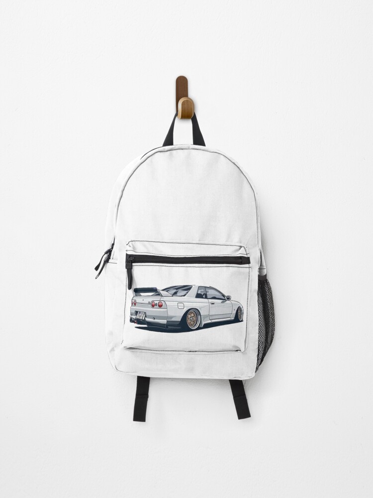 Thumbnail 1 of 3, Backpack, Nissan GT-R R-32 Godzilla designed and sold by Teesigned.