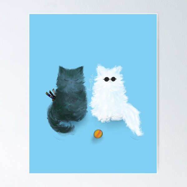 Item preview, "Zoro cat & Gojo cat" designed and sold by TiniArt-Studio.