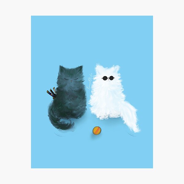 Item preview, "Zoro cat & Gojo cat" designed and sold by TiniArt-Studio.