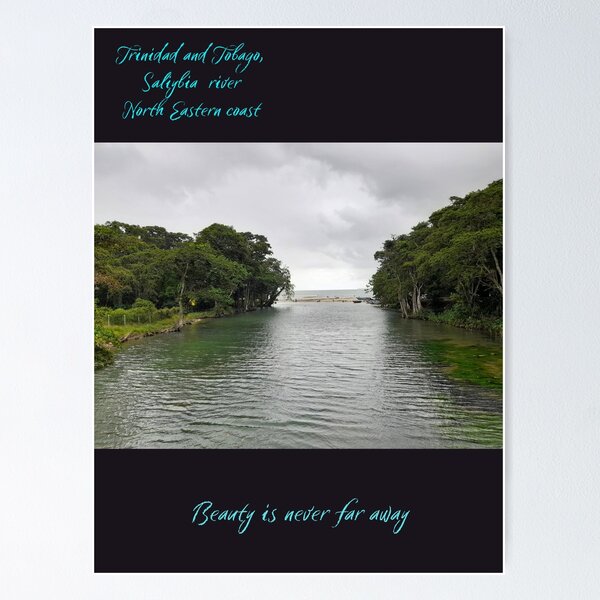 Item preview,  Trinidad and Tobago Salybia river, North Eastern coast.  greeting card and posters designed and sold by Pugnaciousprint.