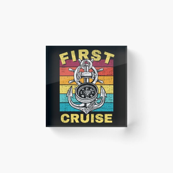 Item preview, First Cruise Ever First-Timer Sailing Gift designed and sold by retrodesigner14.