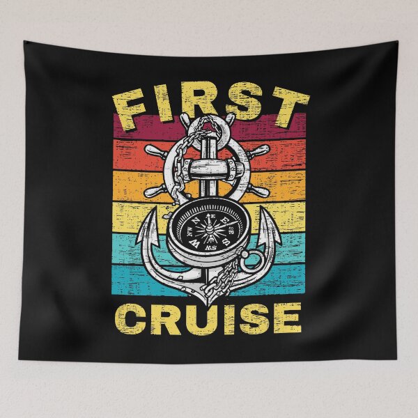 Item preview, First Cruise Ever First-Timer Sailing Gift designed and sold by retrodesigner14.