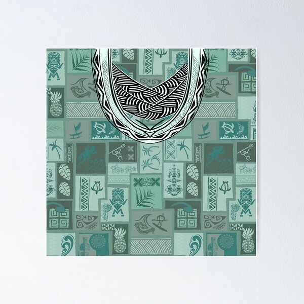 Item preview,  Vintage Samoan Tribal Tapa Artboard 0086 designed and sold by sunnthreads.