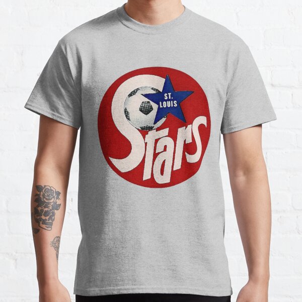 ST. LOUIS STARS SOCCER SHORT SLEEVE T SHIRT, NASL, RETRO, VINTAGE