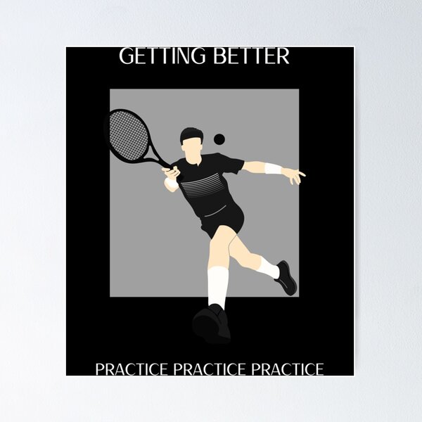 Item preview, Tennis - Getting Better Practice Practice Practice Classic T-Shirt designed and sold by batesyadi3.