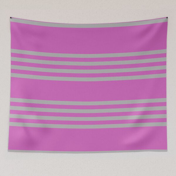 Item preview, Horizontal large pink and small gray stripes: decor, accent pieces, doodles, gift idea, home, office, any occasion designed and sold by Becky Hunter.