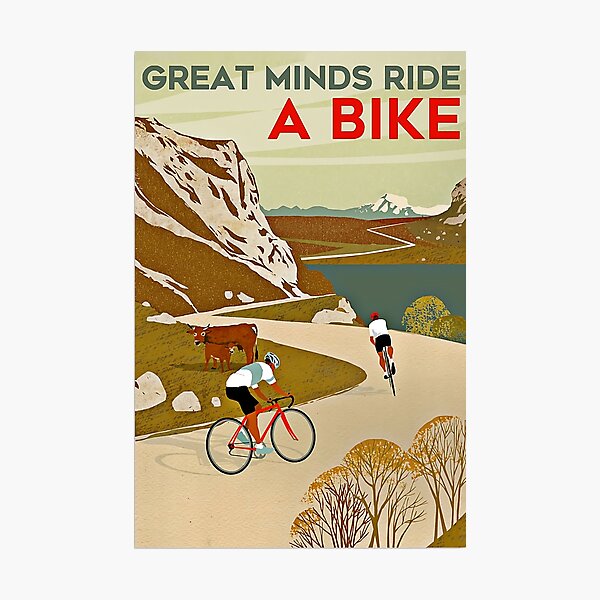 Item preview, great minds ride a bike cycling designed and sold by sovIlarion96.