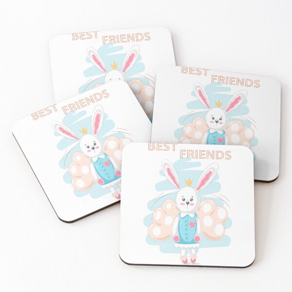 Item preview, Supercute Best Friends Rabbit designed and sold by aventi24.