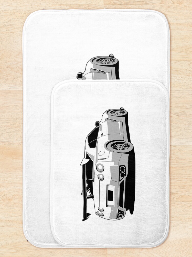Thumbnail 5 of 6, Bath Mat, Nissan GT-R R-35 designed and sold by Teesigned.
