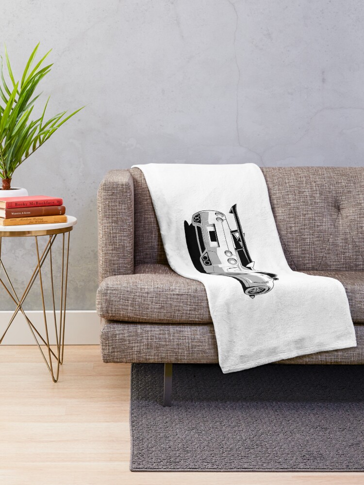 Thumbnail 2 of 6, Throw Blanket, Nissan GT-R R-35 designed and sold by Teesigned.