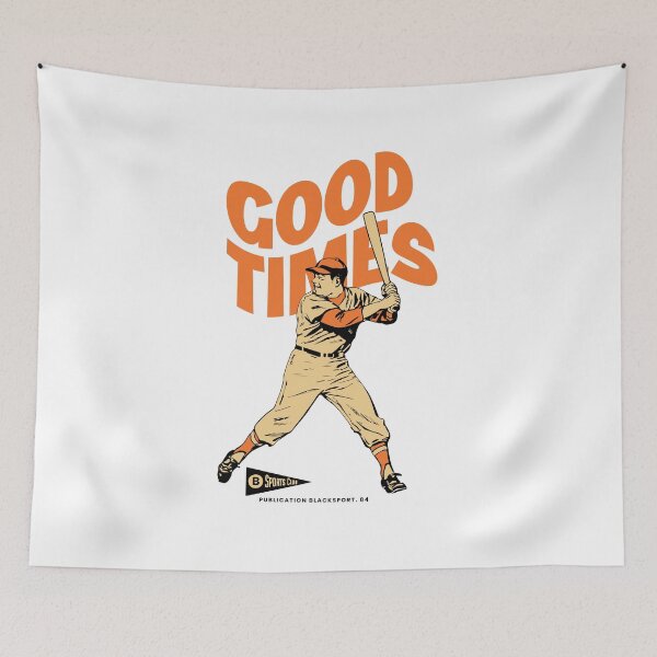 Artikelvorschau, BASEBALL-GOOD-TIMES-KLASSIKER entworfen und verkauft von Blacksport.