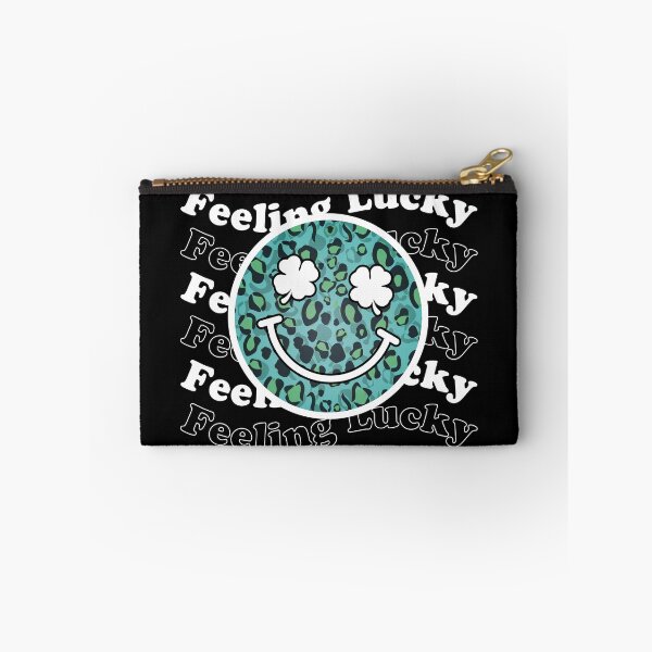 Item preview, Feeling Lucky St Patricks Day Smiley Face Clover Eyes Trendy designed and sold by Tattoohouse.