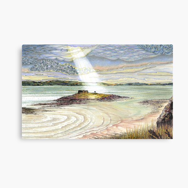 St. Cuthbert's Island, Holy Island Metal Print