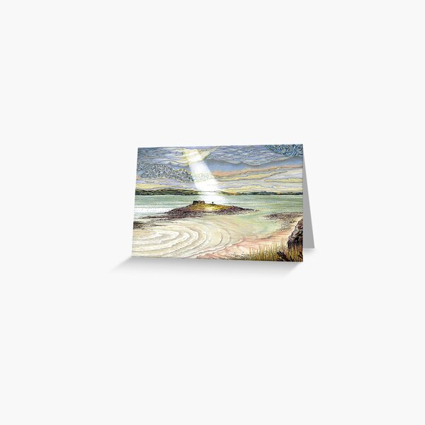 St. Cuthbert's Island, Holy Island Greeting Card