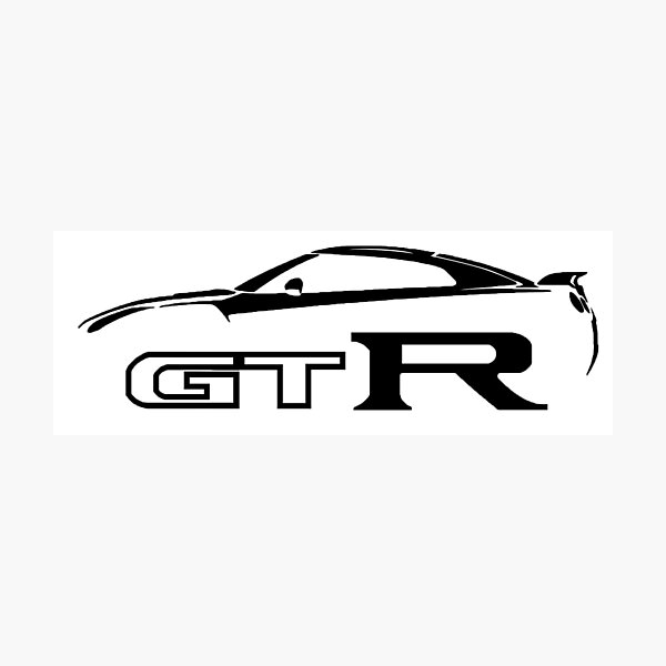 Item preview, Logotipo de Nissan GT-R transparente designed and sold by Teesigned.