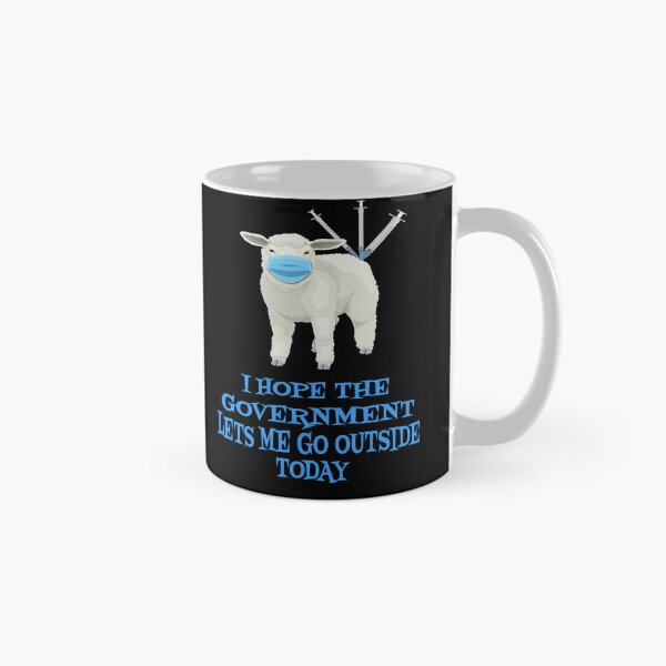 Item preview, Sheep with vaccine and mask wants to go outside . designed and sold by 1970Russell.