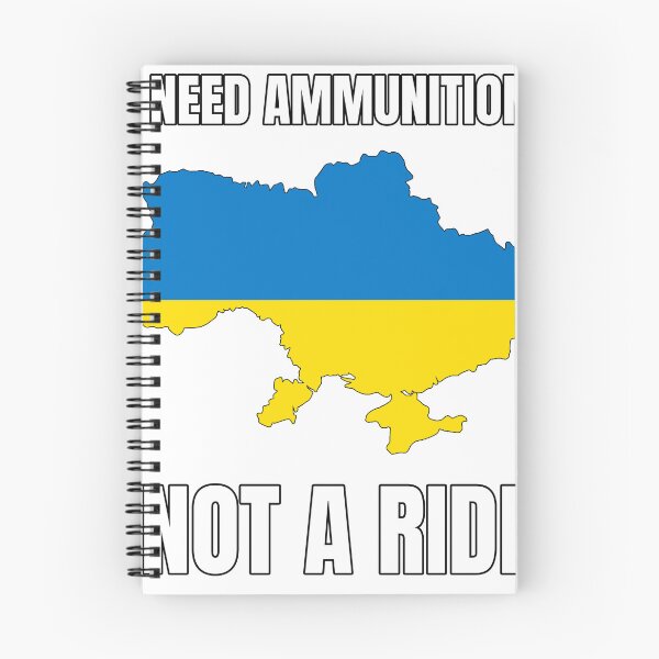 Item preview, I NEED AMMUNITION, NOT A RIDE - ukraine flag designed and sold by cool-things-br.