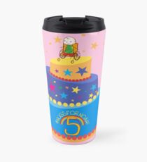 #HugsForNoah 5th Birthday Travel Mug Pale Pink Travel Mug