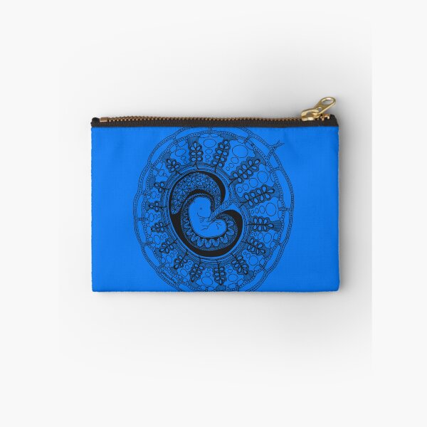 Item preview, Embryo and placenta anatomy organ-mandala Sticker designed and sold by CarstensChrist.