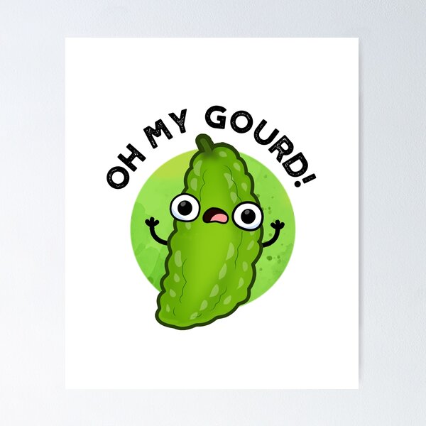 Item preview, Oh My Gourd Funny Veggie Puns  designed and sold by punnybone.