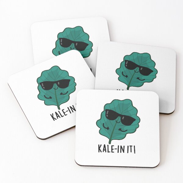 Item preview, Kale-in It Funny Kale Puns  designed and sold by punnybone.
