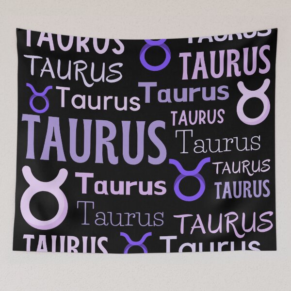 Item preview, Taurus Zodiac Sign All Over Pattern designed and sold by Hellofriendco.