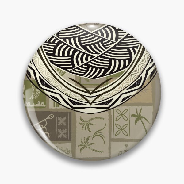 Item preview, Vintage Samoan Tribal Tapa Artboard 0087 designed and sold by sunnthreads.