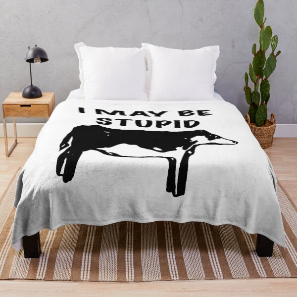 Item preview, I may be stupid Cow designed and sold by BookwormSticker.