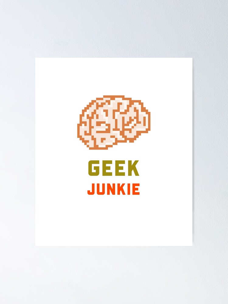 Thumbnail 1 von 3, Poster, Computerfreak-Junkie designt und verkauft von ComputerGeeksTs.