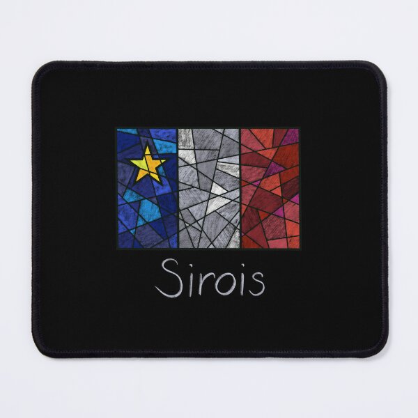 Item preview, Bandera de Acadia Pastel Mosaico Sirois Vitral designed and sold by ColoursOfFrance.