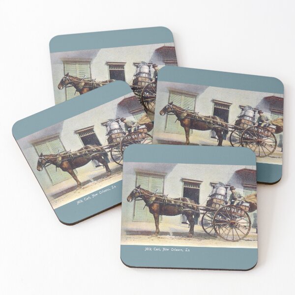Item preview, 1905 Milk Delivery Cart in New Orleans designed and sold by historicimage.