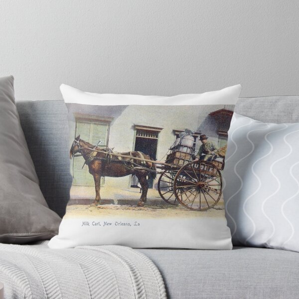 Item preview, 1905 Milk Delivery Cart in New Orleans designed and sold by historicimage.