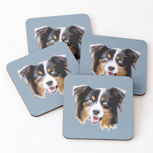 Item preview, Australian Shepherd Cute Dog Pop Art - WPAP designed and sold by inkandmoth.