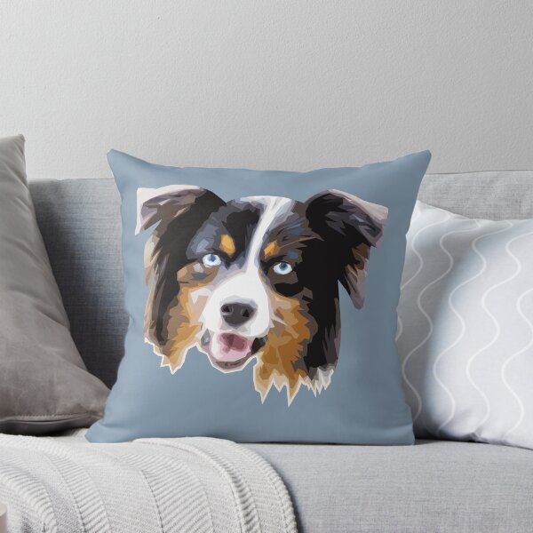 Item preview, Australian Shepherd Cute Dog Pop Art - WPAP designed and sold by inkandmoth.