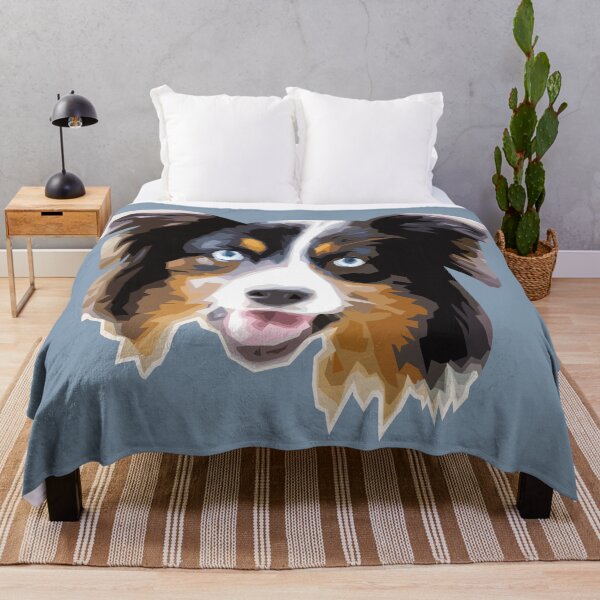Item preview, Australian Shepherd Cute Dog Pop Art - WPAP designed and sold by inkandmoth.