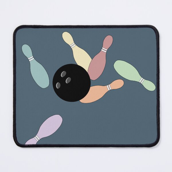 Item preview, Bowling Ball and Colorful Pins Design designed and sold by StephJChild.