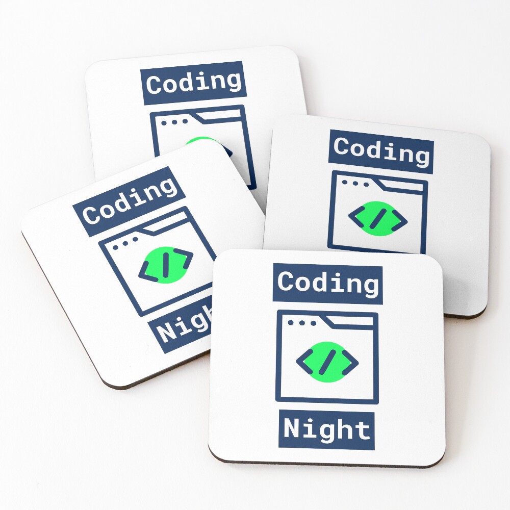 Item preview, Coasters (Set of 4) designed and sold by ComputerGeeksTs.