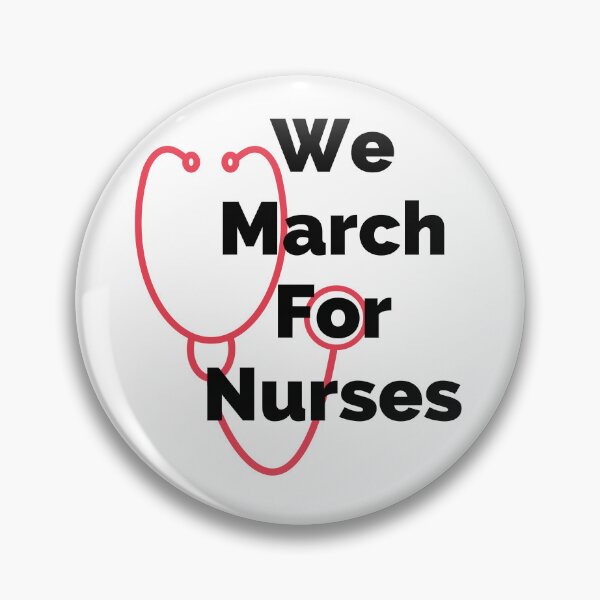 Item preview, We March For Nurses Nursing Student designed and sold by blackpanpan.
