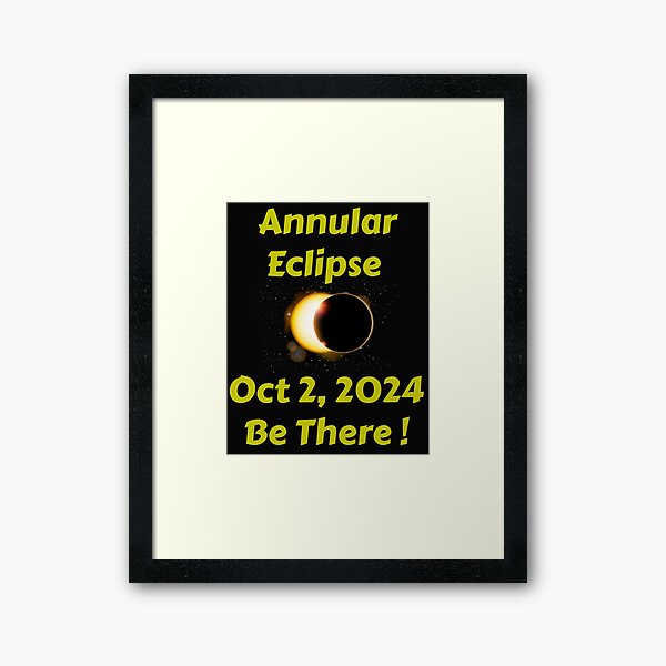Item preview, Annular Solar Eclipse 2024 Be There! designed and sold by AstroWitster.