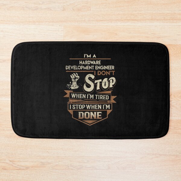 Item preview, Hardware Development Engineer T Shirt - I Stop When Done Job Gift Item Tee designed and sold by natalinedk.