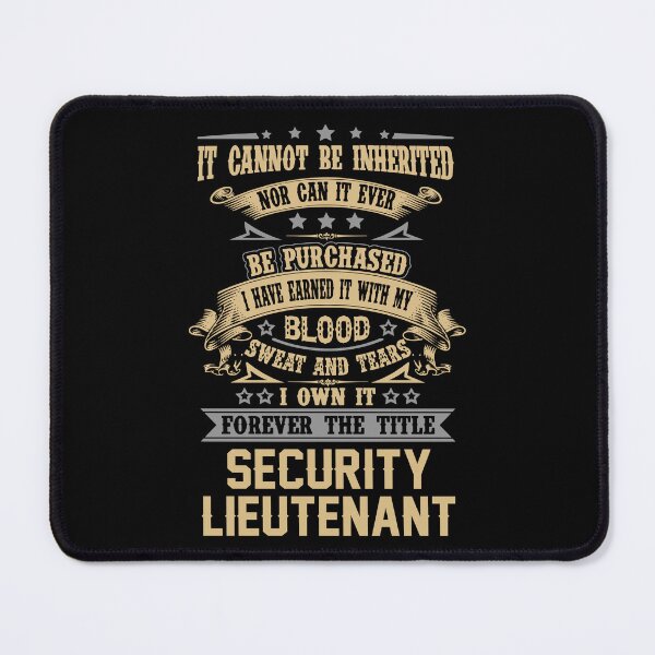 Item preview, Security Lieutenant T Shirt - Forever The Title Job Gift Item Tee designed and sold by celiagomez456.
