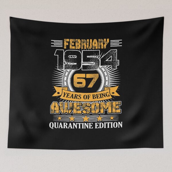 Item preview,  Quarantine Edition February 1954 Vintage 67th Birthday Gift  designed and sold by ShondaTacke.