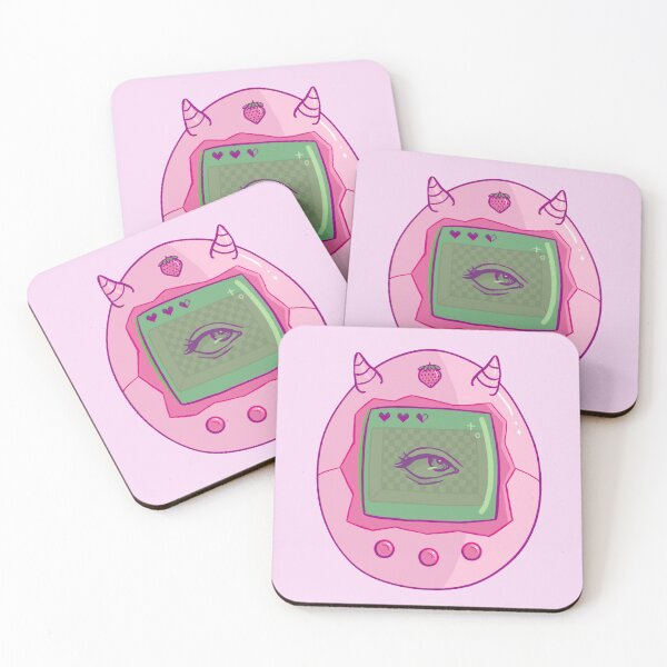Item preview, Strawberry Tamagotchi designed and sold by samscissorhart.