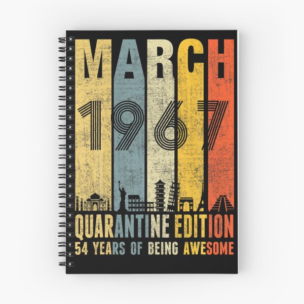 Item preview, Quarantine Edition March 1967 54th Birthday Gift Vintage  designed and sold by ShondaTacke.