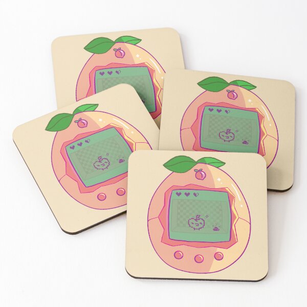 Item preview, Peachy Tamagotchi designed and sold by samscissorhart.