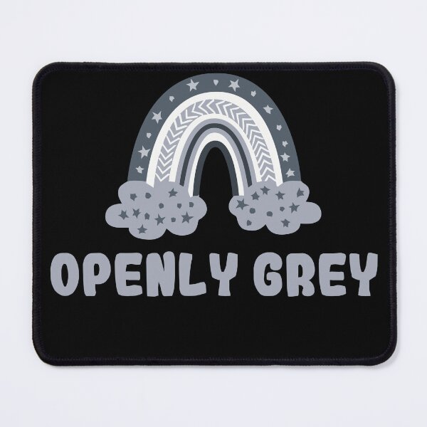 Item preview, Openly Grey cute and natural colour Rainbow Digital designed and sold by amanilek.