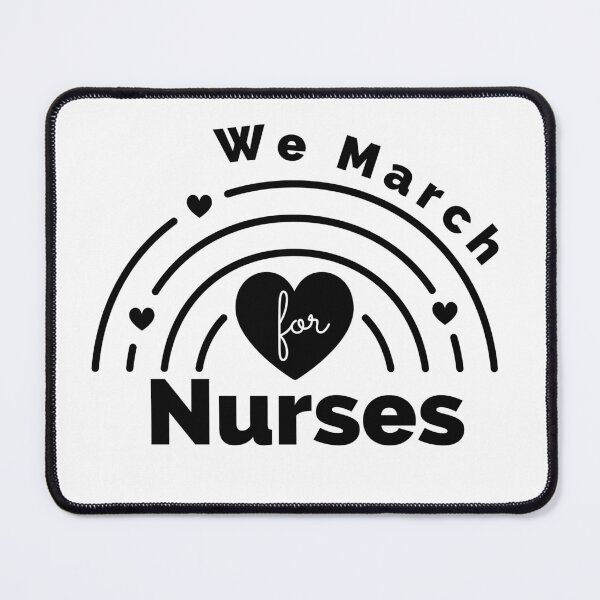 Item preview, Lovely We March for Nurses designed and sold by blackpanpan.