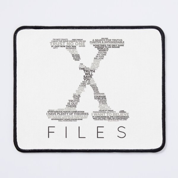 Item preview, X-FIles- White designed and sold by jabberdashery.